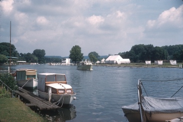 Boats on the River Thames at Henley.