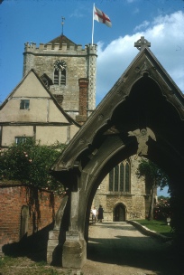 Dorchester Abbey photographed in 1964.