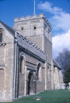 The parish church of Iffley. 